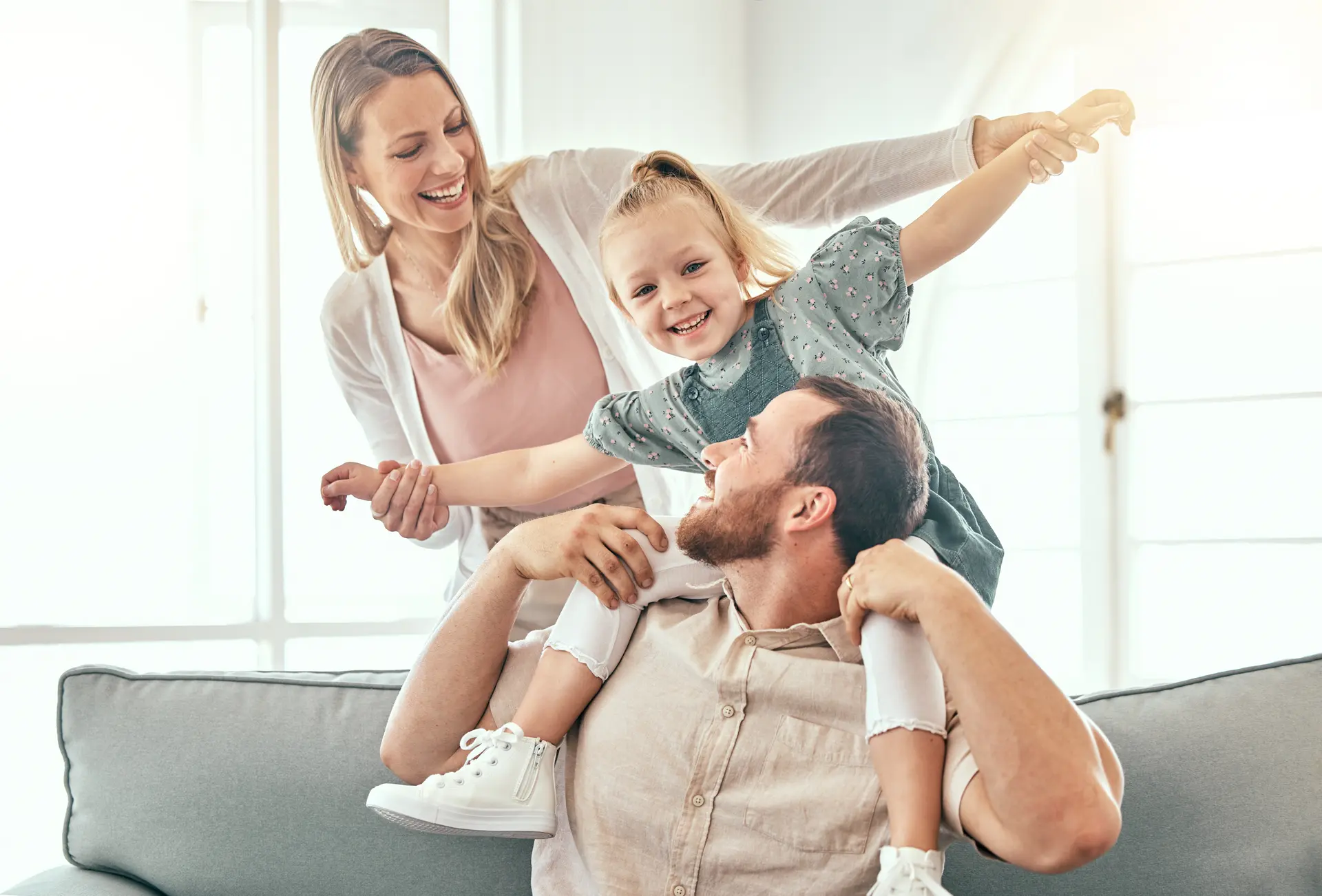 Parents and child