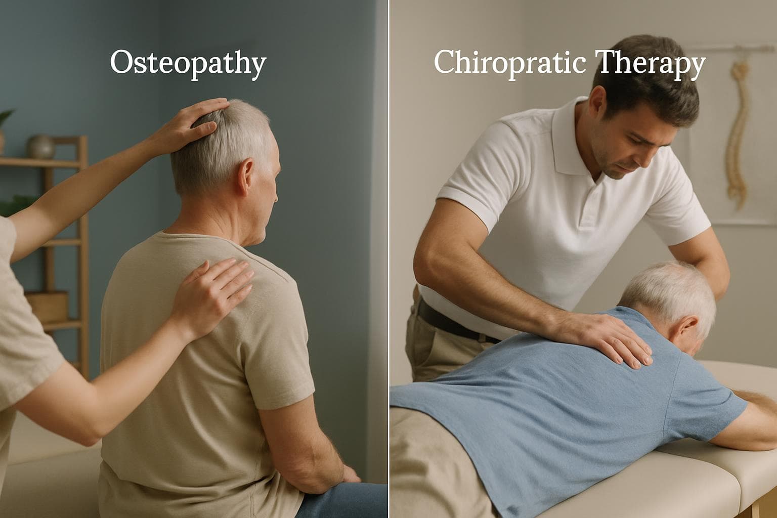 Osteopathy vs. Chiropractic Therapy: A Comprehensive Guide